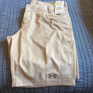 Womenswear dry fit walking shorts.